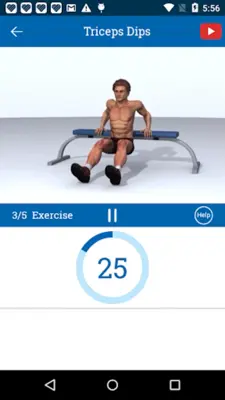 3 Minutes Full Body Workout android App screenshot 1